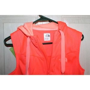 THE NORTH FACE Sleeveless Hoodie Vest Pink Women’s M